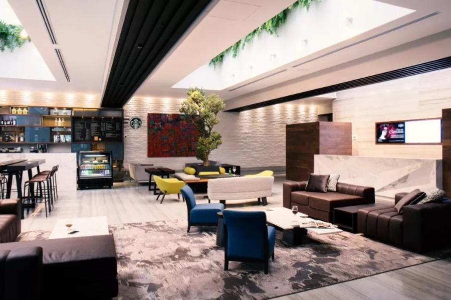Krystal Grand Suites Insurgentes Ciudad de México Exterior foto The lounge at the airport