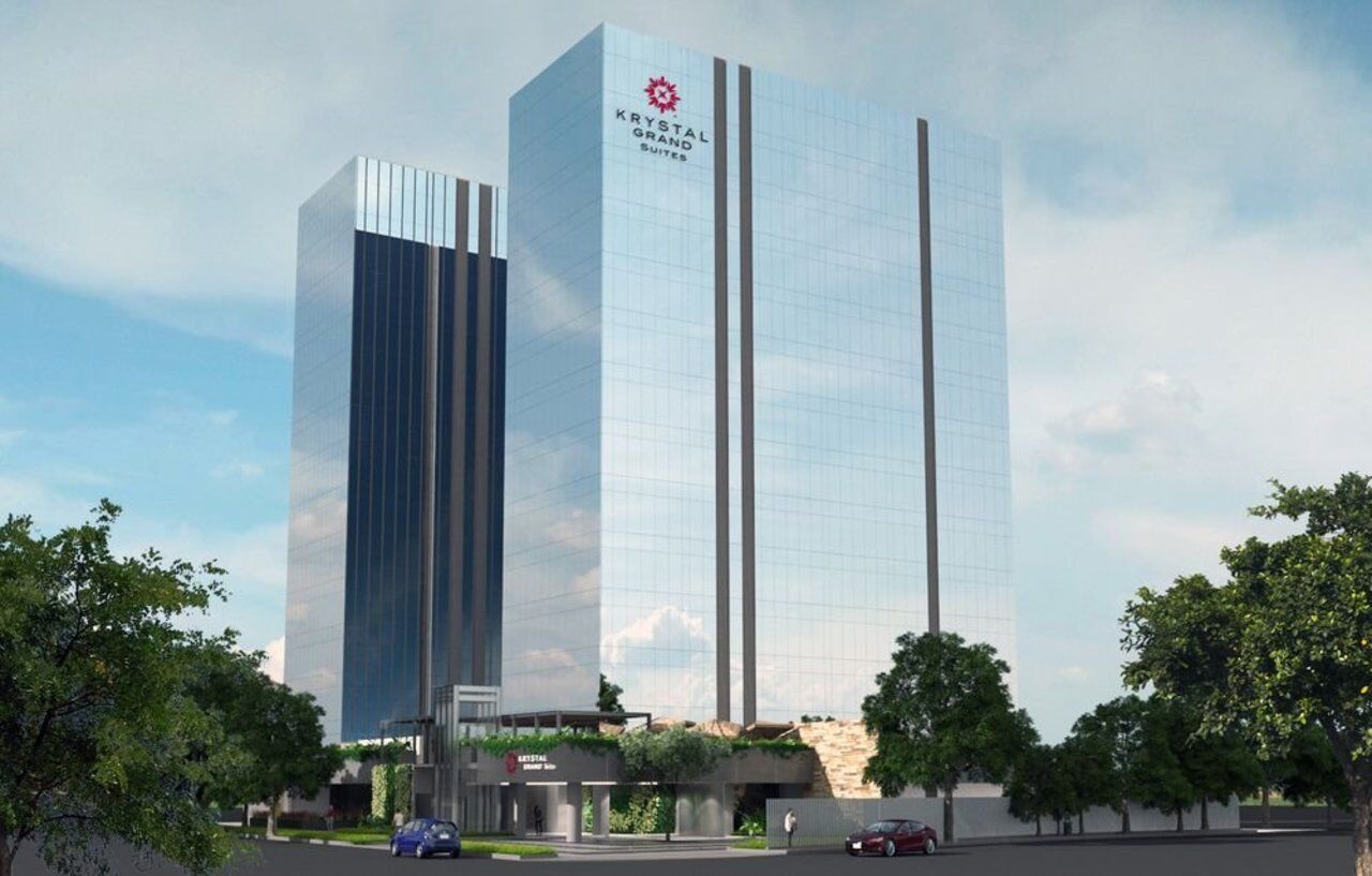 Krystal Grand Suites Insurgentes Ciudad de México Exterior foto The hotel as of 2018